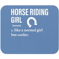 Equestrian Horse Riding Girl Noun Show Jumping Vaulting Mouse Pad
