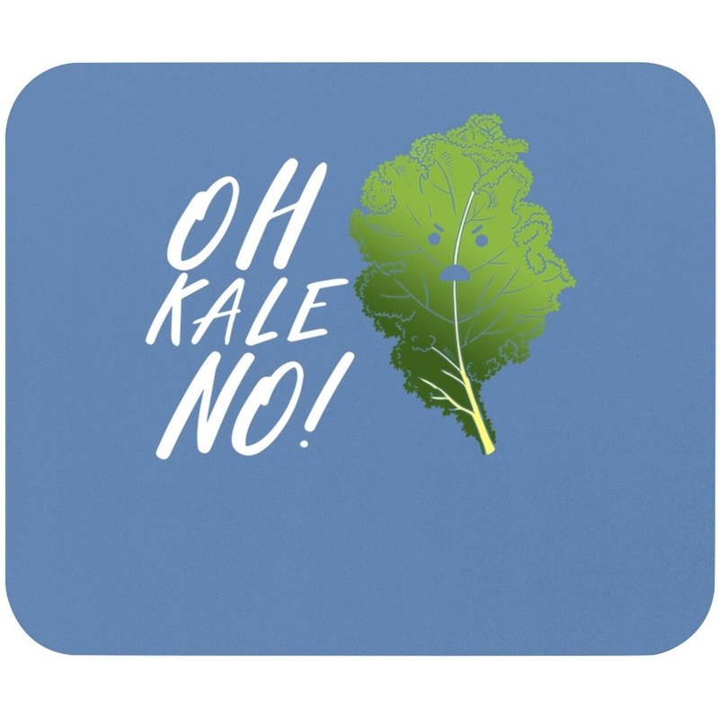 Oh Kale No! Vegan Design Mouse Pad — Mouse Pads & Desk Mats