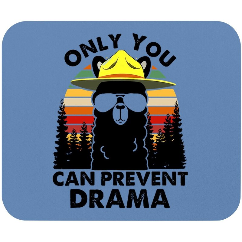 Only You Can Prevent Drama Farm Hat Mouse Pad — Mouse Pads & Desk Mats