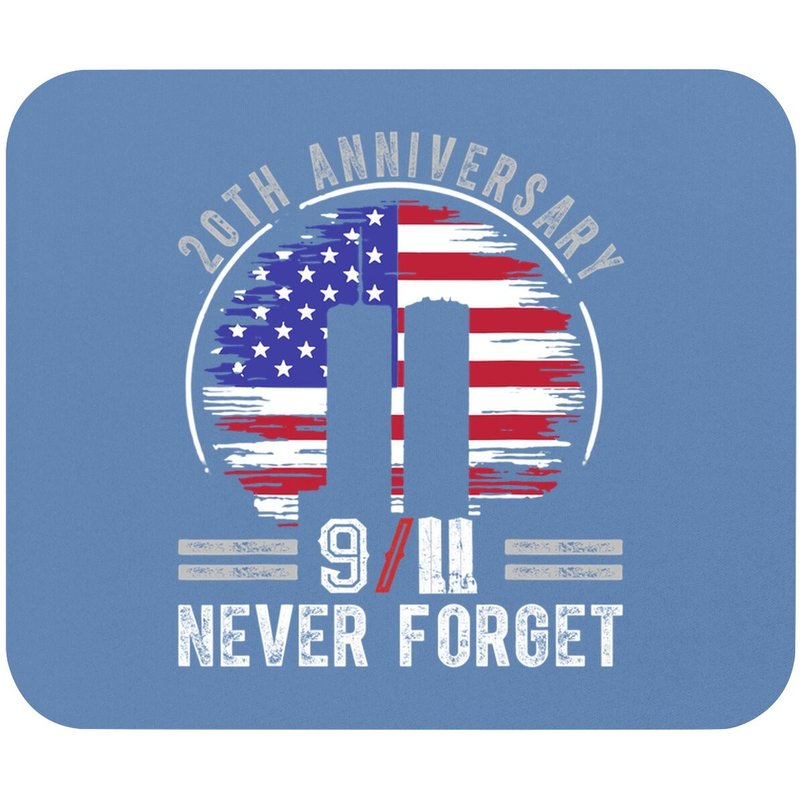 Tapis de Souris Patriot Day 2021 Never Forget 9-11 20e Anniversaire — Tapis de souris et sous-mains