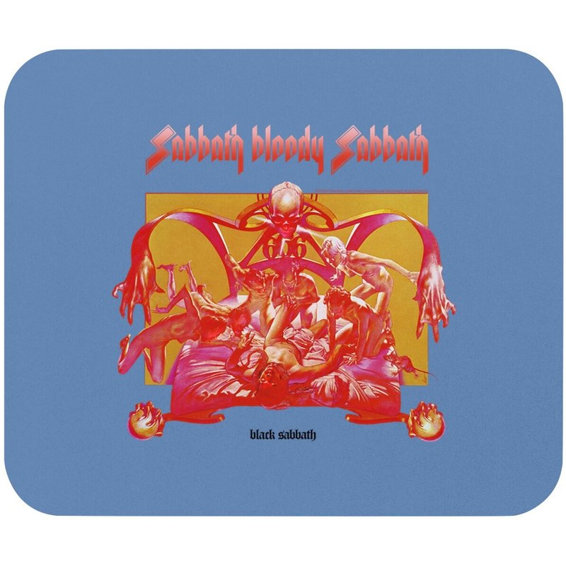 Black Sabbath Official Sabbath Bloody Sabbath Mouse Pad — Mouse Pads & Desk Mats