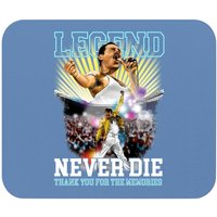 Legend Never Die Freddie Mercury Mouse Pad — Mouse Pads & Desk Mats