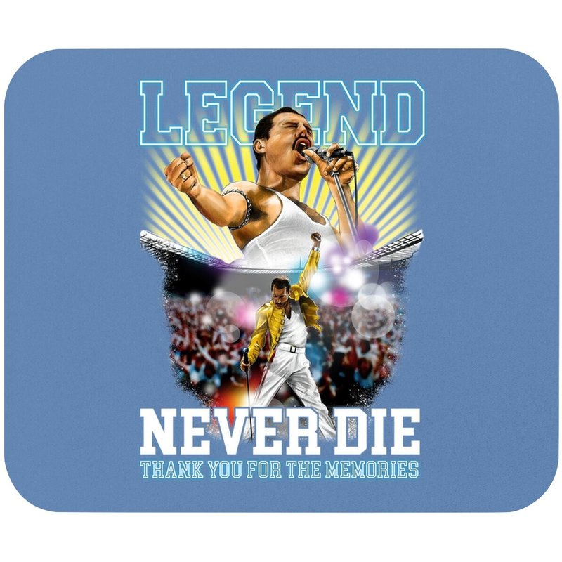 Tapis de souris Legend Never Die Freddie Mercury — Tapis de souris et sous-mains