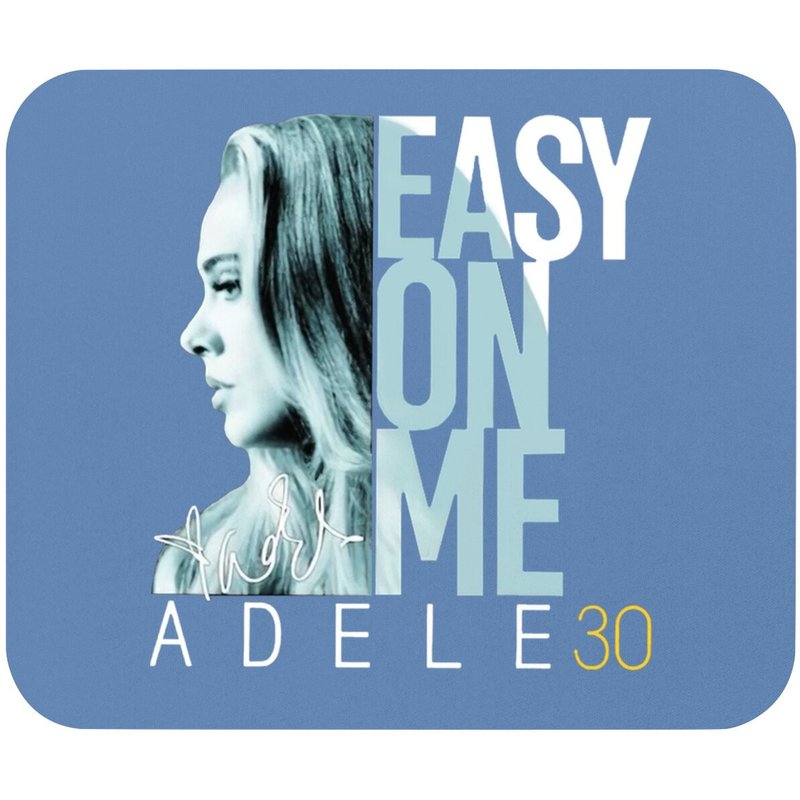Easy On Me Adele 30 Signature Mouse Pad — Mouse Pads & Desk Mats