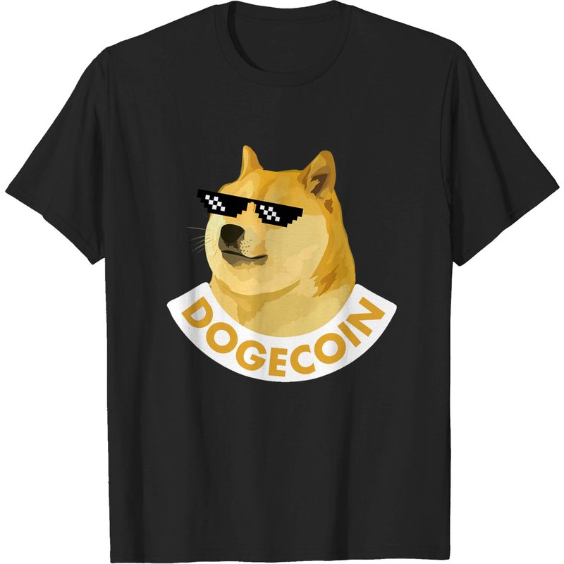 T-shirt Cool Dogecoin pour hommes — T-shirts pour hommes