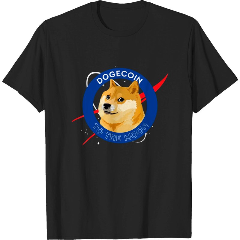 T-shirt Dogecoin To The Moon pour hommes — T-shirts pour hommes