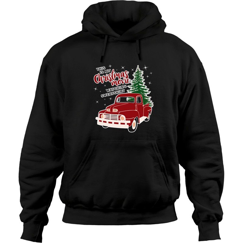 Hallmark Christmas Movie Watching Hoodie for Unisex — Mens Hoodies