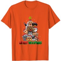 Merry Woofmas Christmas T-Shirt for Dog Lovers
