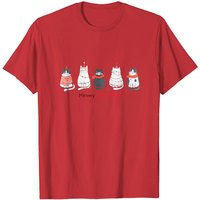 Meowy Christmas New Year T-Shirt for Men