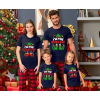 T-shirt personnalisé de Noël en famille Elf pour hommes — T-shirts pour hommes