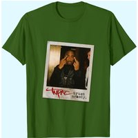 Tupac Grunge T-Shirt for Men in Black