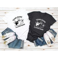 T-Shirt d'Équipe de Bowling Personnalisé pour Hommes