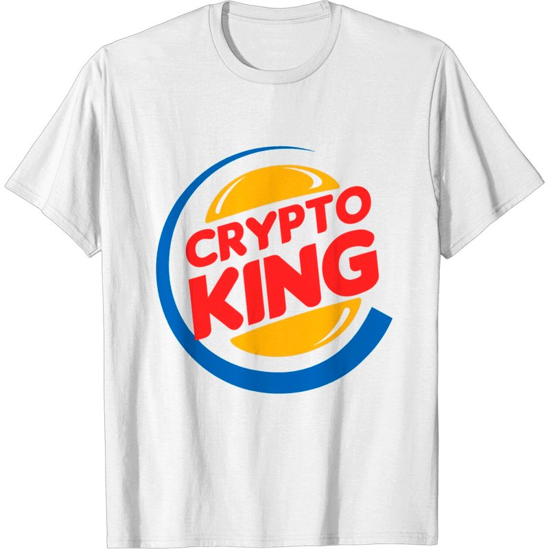 T-shirt Crypto King sur la Cryptomonnaie pour Hommes — T-shirts pour hommes