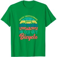 Retirement Gift Old Guy Bicycle T-Shirt for Men — Mens T Shirts
