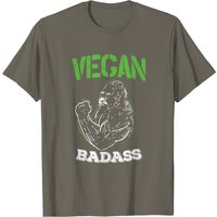 T-shirt de fitness Vegan Badass Muscle Veggie pour hommes — T-shirts pour hommes