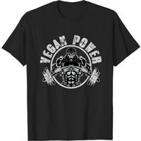 T-shirt d'entraînement Vegan Power Gorilla Bodybuilder pour hommes — T-shirts pour hommes