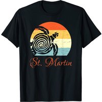 T-shirt Vintage Throwback St. Martin pour hommes — T-shirts pour hommes