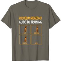 Rhodesian Ridgeback Training Dog Obedience T-Shirt for Men