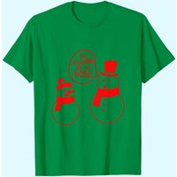 The Vegans Ate My Nose Snowman Vegetarian Christmas T-Shirt