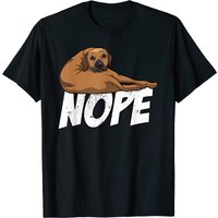 Nope Lazy Rhodesian Ridgeback Dog Lover T-Shirt for Men