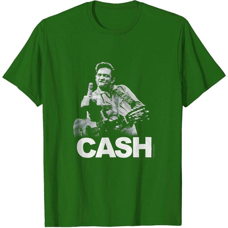 T-shirt Johnny Cash The Bird pour hommes — T-shirts pour hommes