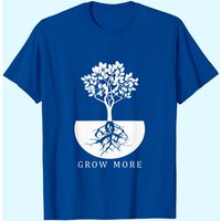 Grow More Gardening T-Shirt for Men in Black
