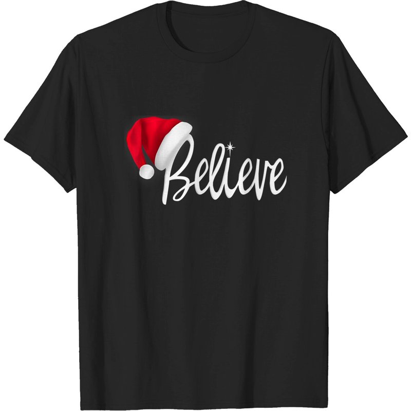 Believe In Santa Claus T-Shirt for Men