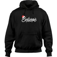 Believe In Santa Claus Pullover Hoodie for Christmas