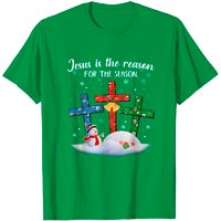 T-shirt de Noël pour hommes : Jésus est la raison de la saison — T-shirts pour hommes