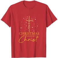 Noël Commence Avec Christ T-shirt Christian Jésus pour Hommes — T-shirts pour hommes