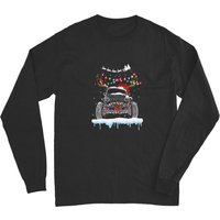 T-shirt à manches longues Merry Christmas Jeep pour unisexe — T-shirts pour hommes