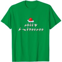 T-shirt ASL Joyeux Noël en Langue des Signes Américaines pour Hommes — T-shirts pour hommes