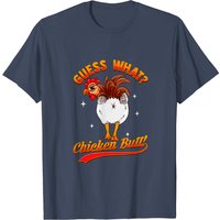 Guess What? Chicken Butt! Funny Kids Joke T-Shirt for Men