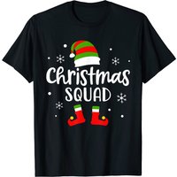 T-shirt de Noël Squad Elf pour hommes en pyjama assorti