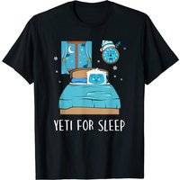 T-shirt de Noël Yeti For Sleep Bed Abominable Snowman pour hommes — T-shirts pour hommes