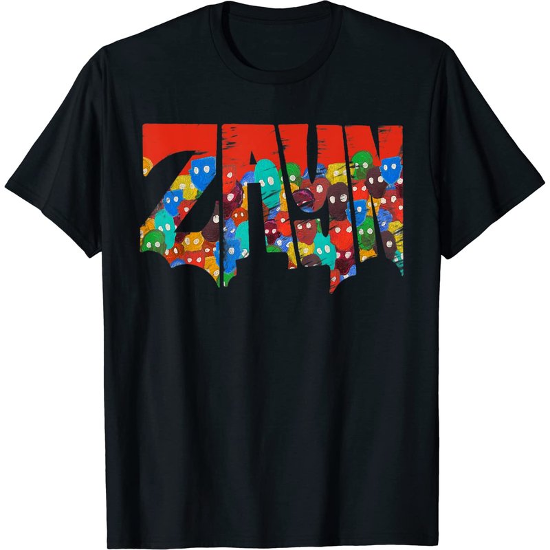 T-shirt Zayn Malik NIL Faces Logo pour hommes