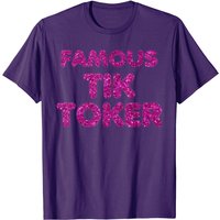 Famous Social Media Tik Toker Video Meme Purple T-Shirt for Men — Mens T Shirts
