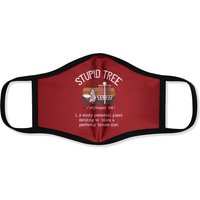 Stupid Tree Disc Golf Vintage Face Mask