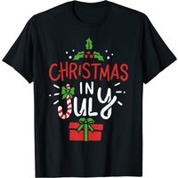 T-shirt d'été hawaïen Noël en juillet pour hommes — T-shirts pour hommes