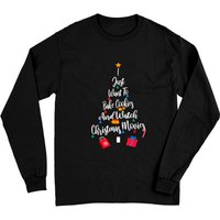 Je veux juste cuire des biscuits et regarder des films de Noël à manches longues — T-shirts pour hommes