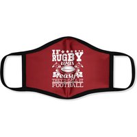 If Rugby Was Easy They'd Call It Football - Masque de Rugby — Masques en tissu