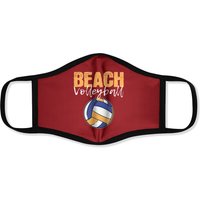 Masque de visage pour amateur de volleyball de plage
