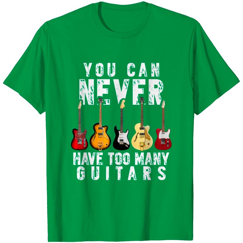 Vous Ne Pouvez Jamais Avoir Trop de Guitares T-Shirt Cadeau Amusant pour Hommes — T-shirts pour hommes
