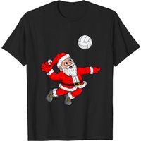 T-shirt de volleyball Père Noël pour hommes — T-shirts pour hommes