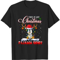 T-shirt de Noël avec pingouin lumineux pour hommes — T-shirts pour hommes
