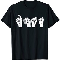 T-shirt X-Mas ASL Noël en Langue des Signes Américaine pour Hommes — T-shirts pour hommes