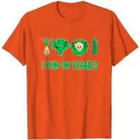 T-shirt pour hommes I Run On Veggie Designs — T-shirts pour hommes