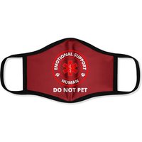 Emotional Support Human Do Not Pet Face Mask — Cloth Face Masks
