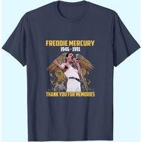 Freddie Mercury Thank You For Memories Men's T-Shirts