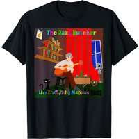 T-shirt pour hommes The Jazz Butcher Live From Fishy Mansion — T-shirts pour hommes